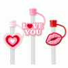 Sweethearts Straw Topper Set